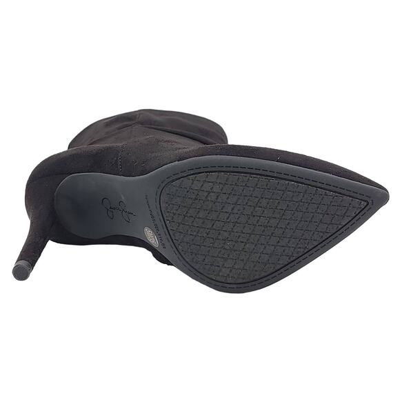 Jessica Simpson Women Stiletto Heel Ankle Booties Lerona Size US 5M Black - Picture 6 of 6